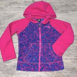 Fleece North Face Zip Hoodie